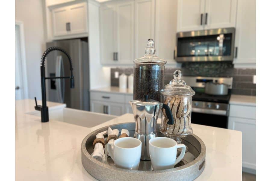 kitchen island staging ideas
