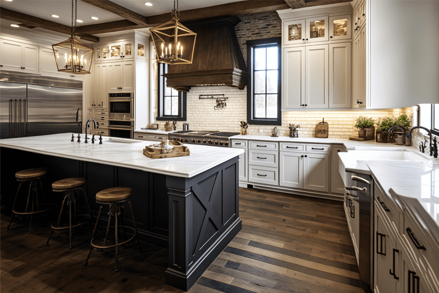 recessed panel kitchen cabinets
