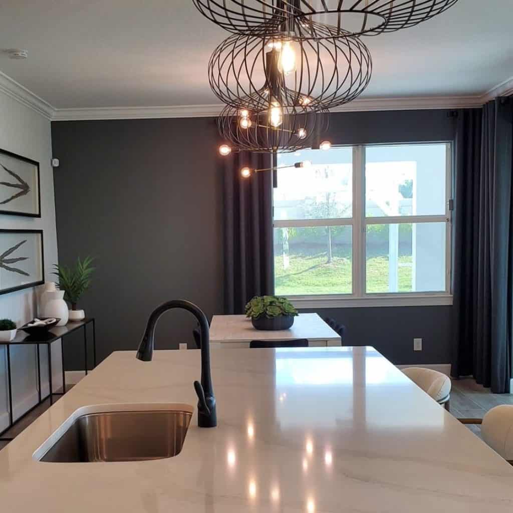 kitchen and dining room lighting modern