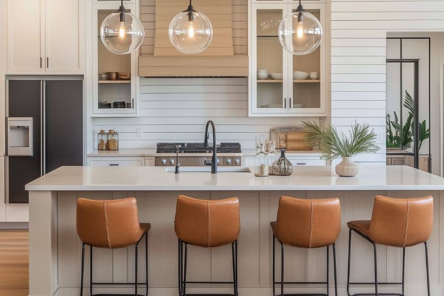 9ft kitchen ceilign with paneling