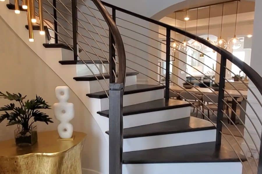 modern spiral staircase
